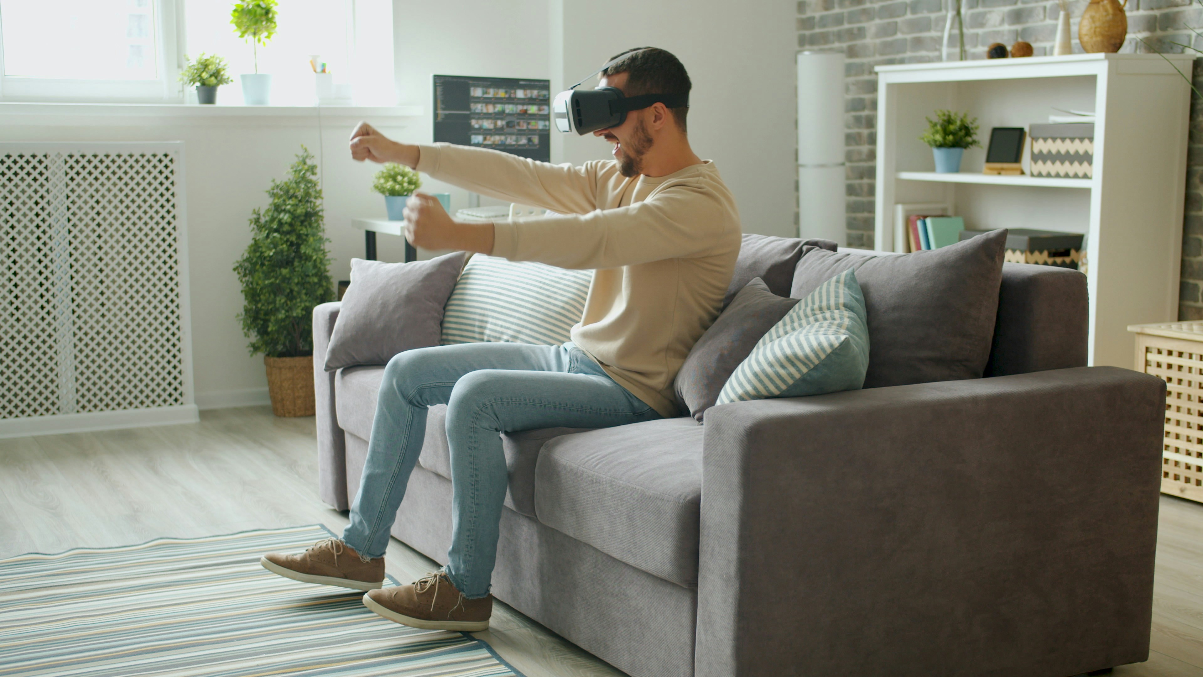 レースゲームの画面